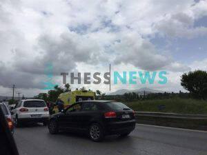 Τροχαίο ατύχημα στον Περιφερειακό της Θεσσαλονίκης