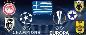 Tα κανάλια που θα δείξουν τις ρεβάνς των ελληνικών ομάδων σε Champions και Europa League