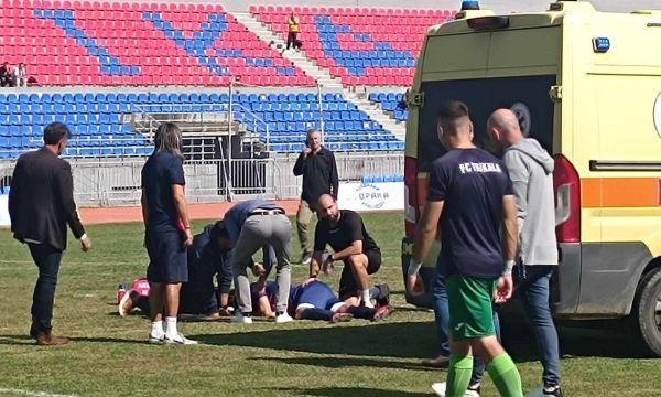 Σοκ στα Τρίκαλα Ι  Κατέρρευσε ποδοσφαιριστής και μεταφέρθηκε στο νοσοκομείο